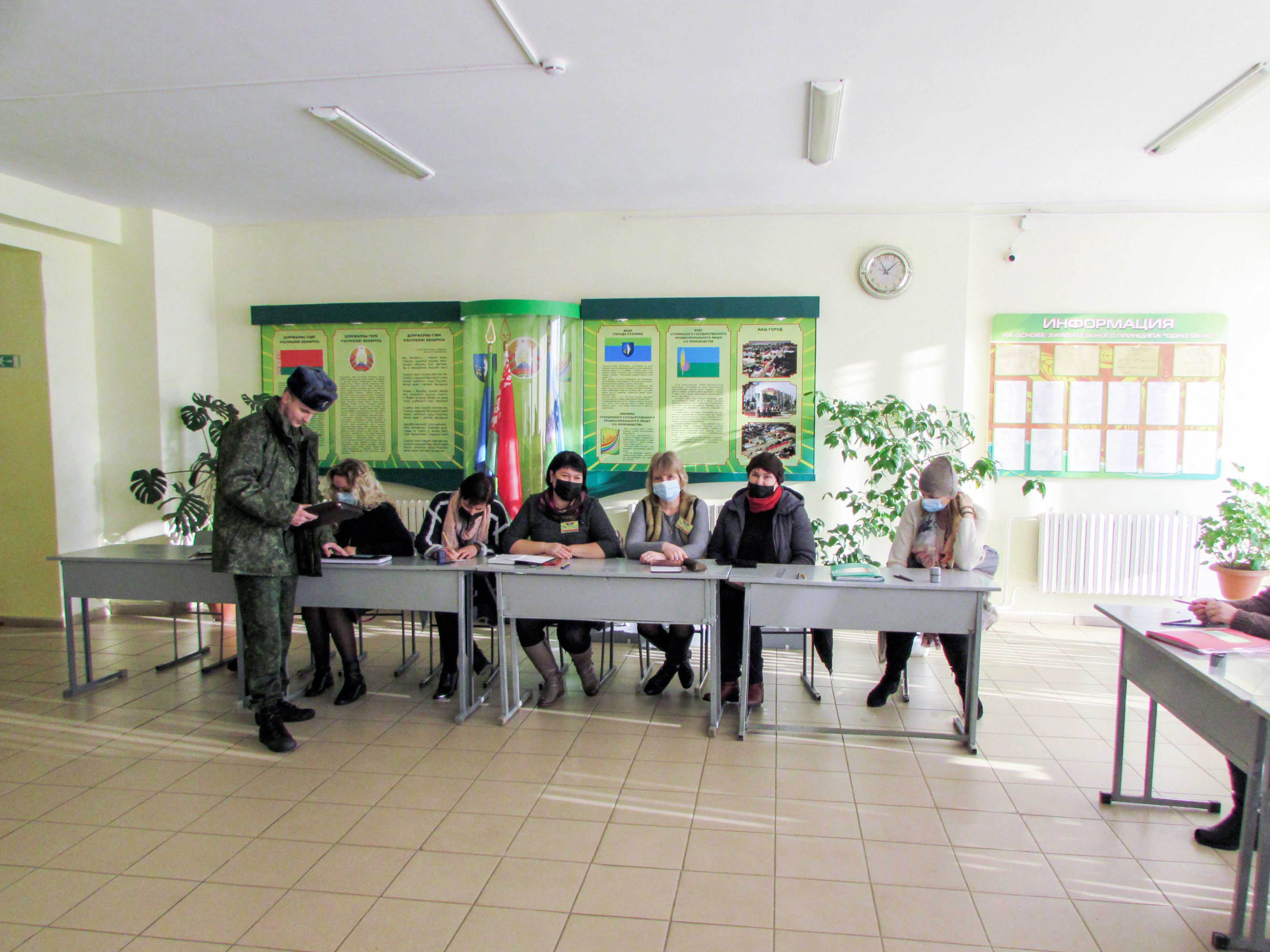 Занятия по разворачиванию пункта приёма личного состава фото 1