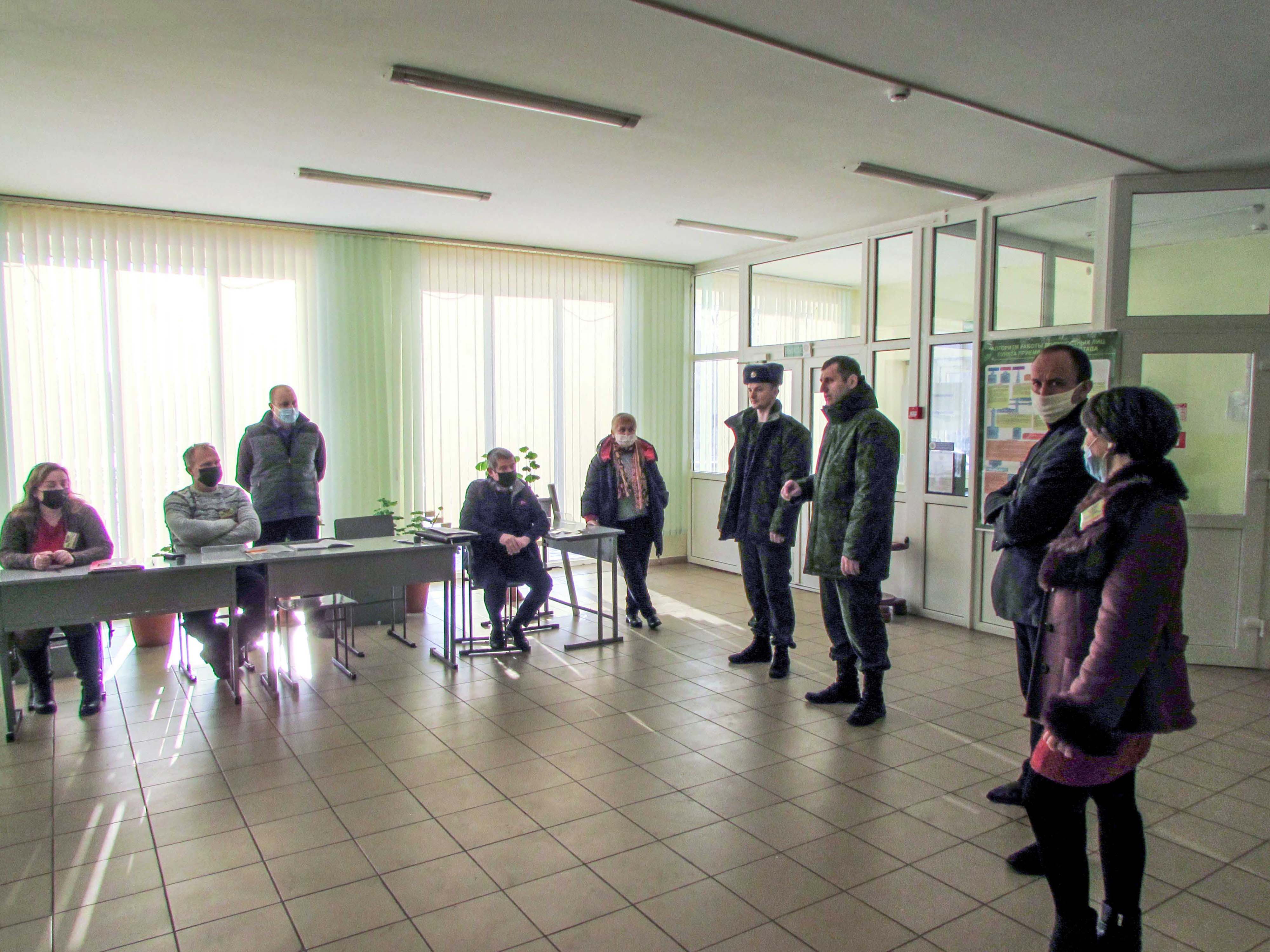 Занятия по разворачиванию пункта приёма личного состава фото 3