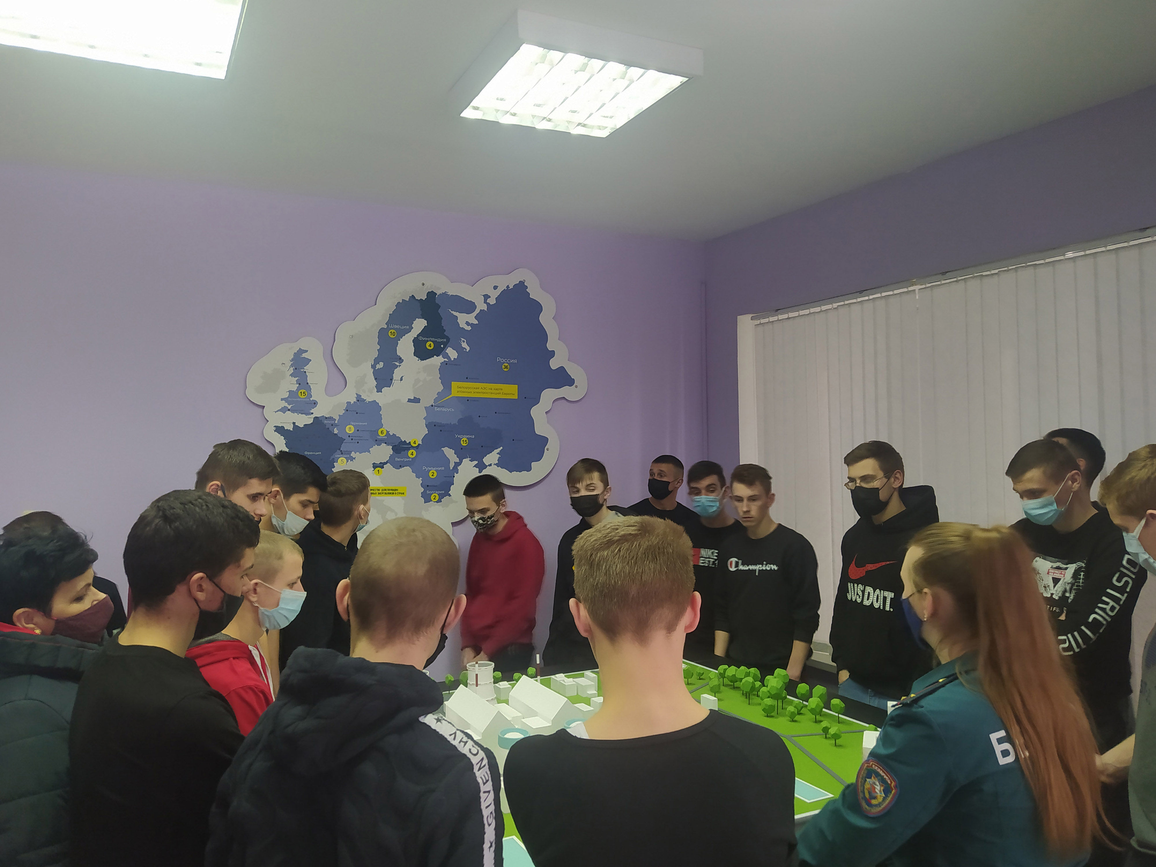 Посещение Центра безопасности Столинского РОЧС фото 8