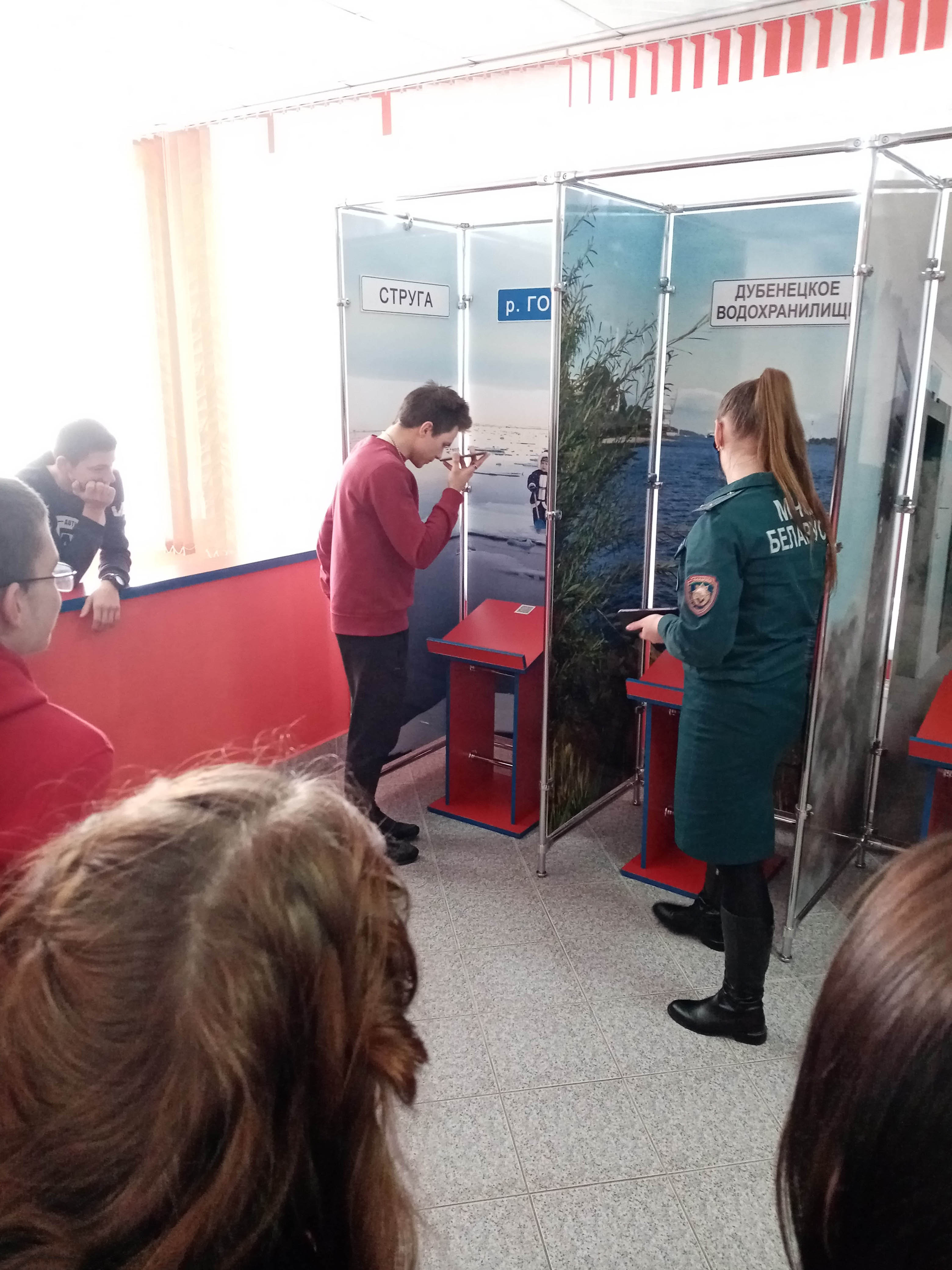 Посещение Центра безопасности Столинского РОЧС фото 3