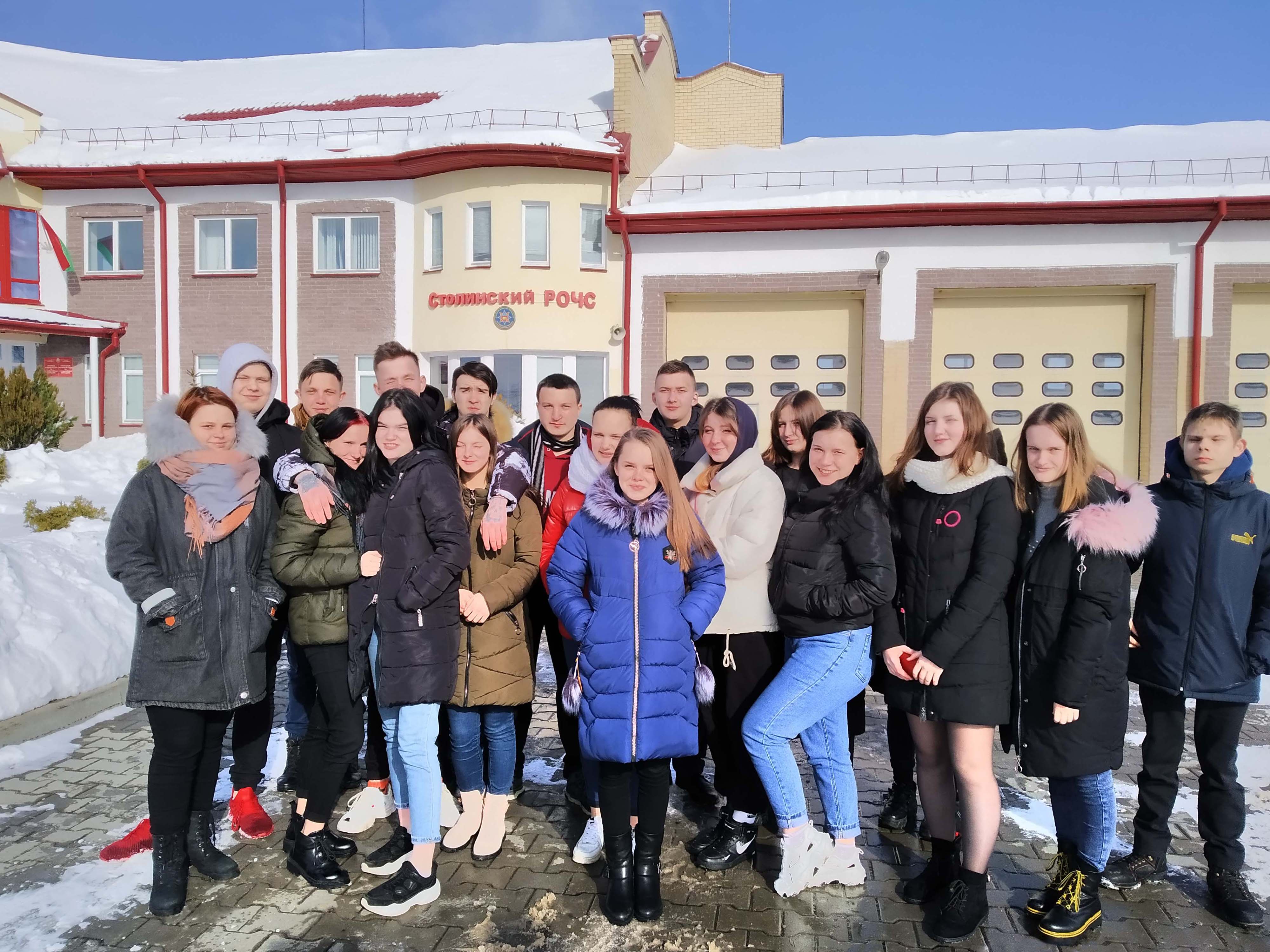Посещение Центра безопасности Столинского РОЧС фото 1