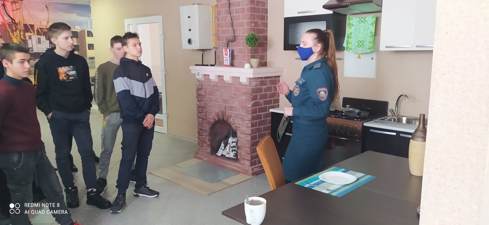 Посещение Центра безопасности Столинского РОЧС фото 10