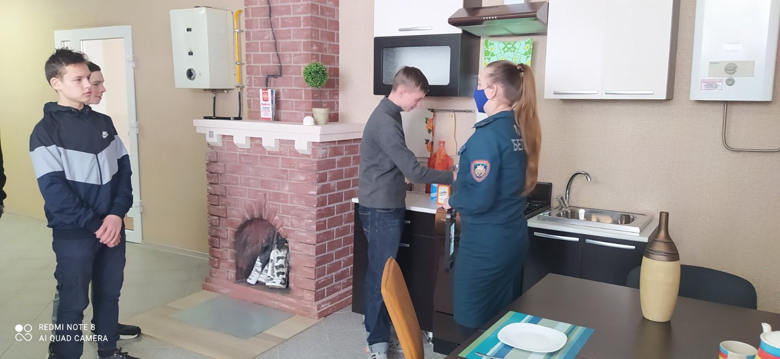 Посещение Центра безопасности Столинского РОЧС фото 11