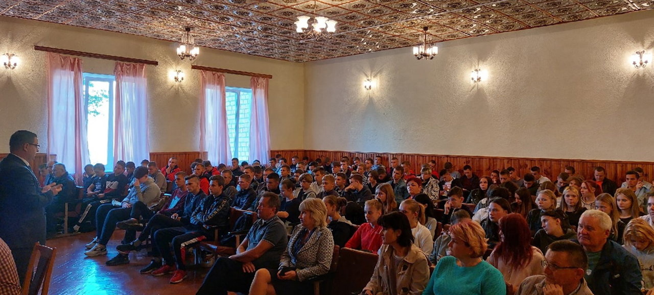 Встреча с первым секретарём Столинского РК БРСМ