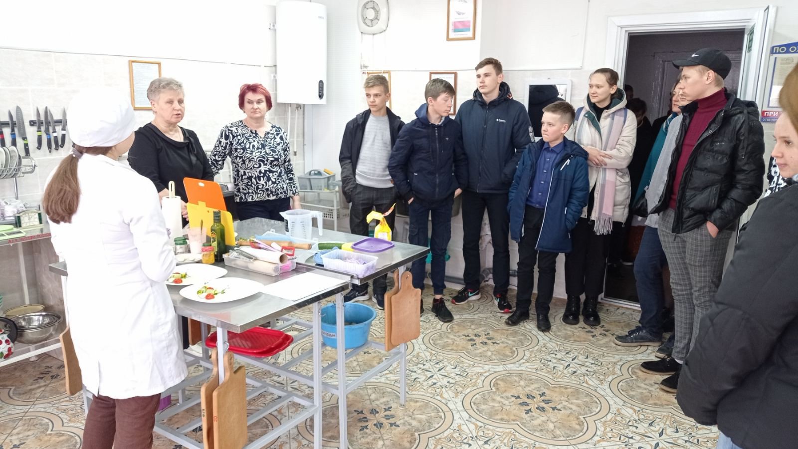 Посещение мастерских лицея фото 1