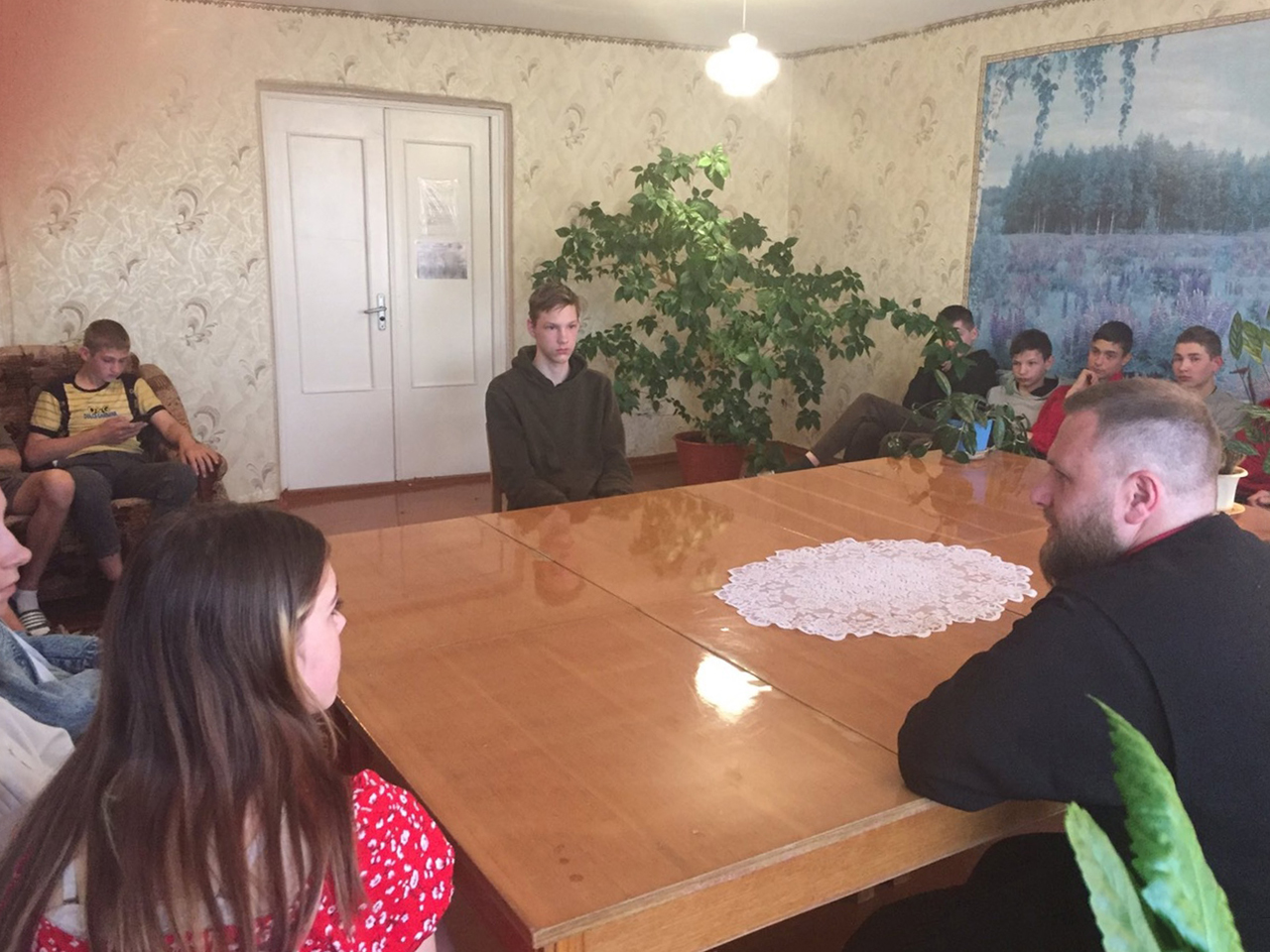 Встреча с помощником руководителя по работе с молодёжью Пинской епархии фото 1