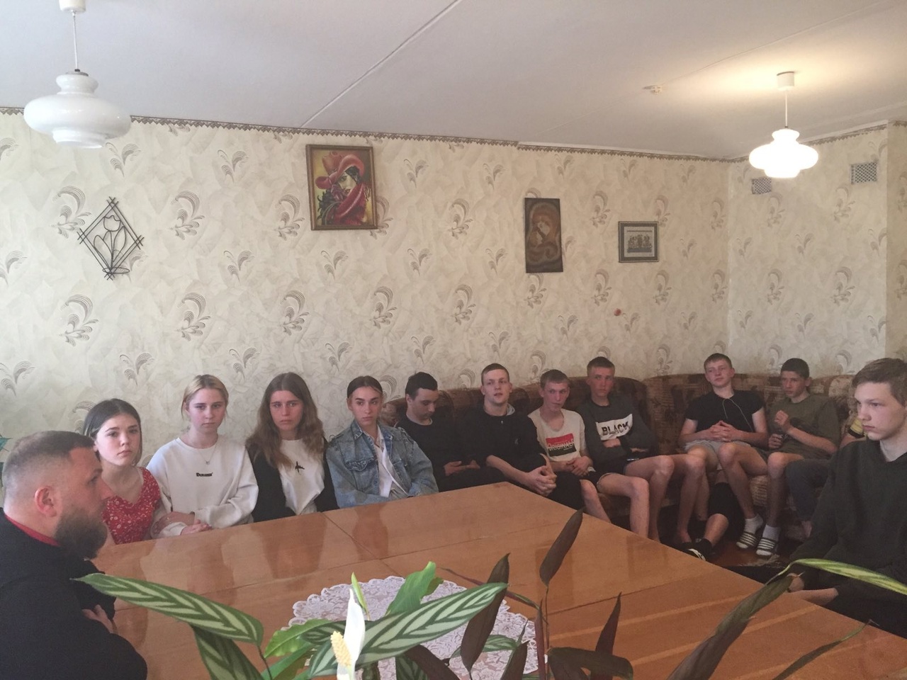 Встреча с помощником руководителя по работе с молодёжью Пинской епархии фото 2