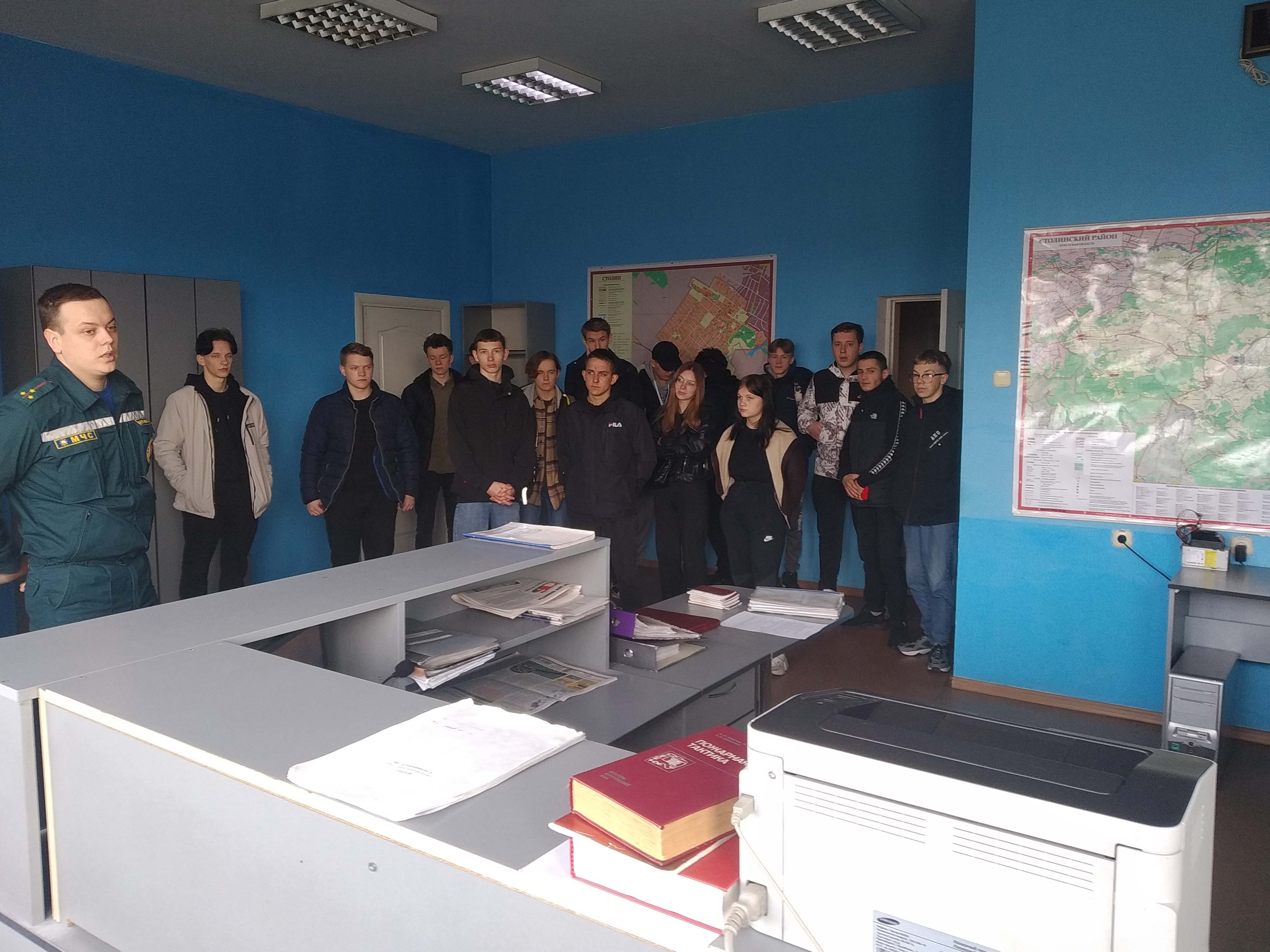 Посещение пожарной части фото 1