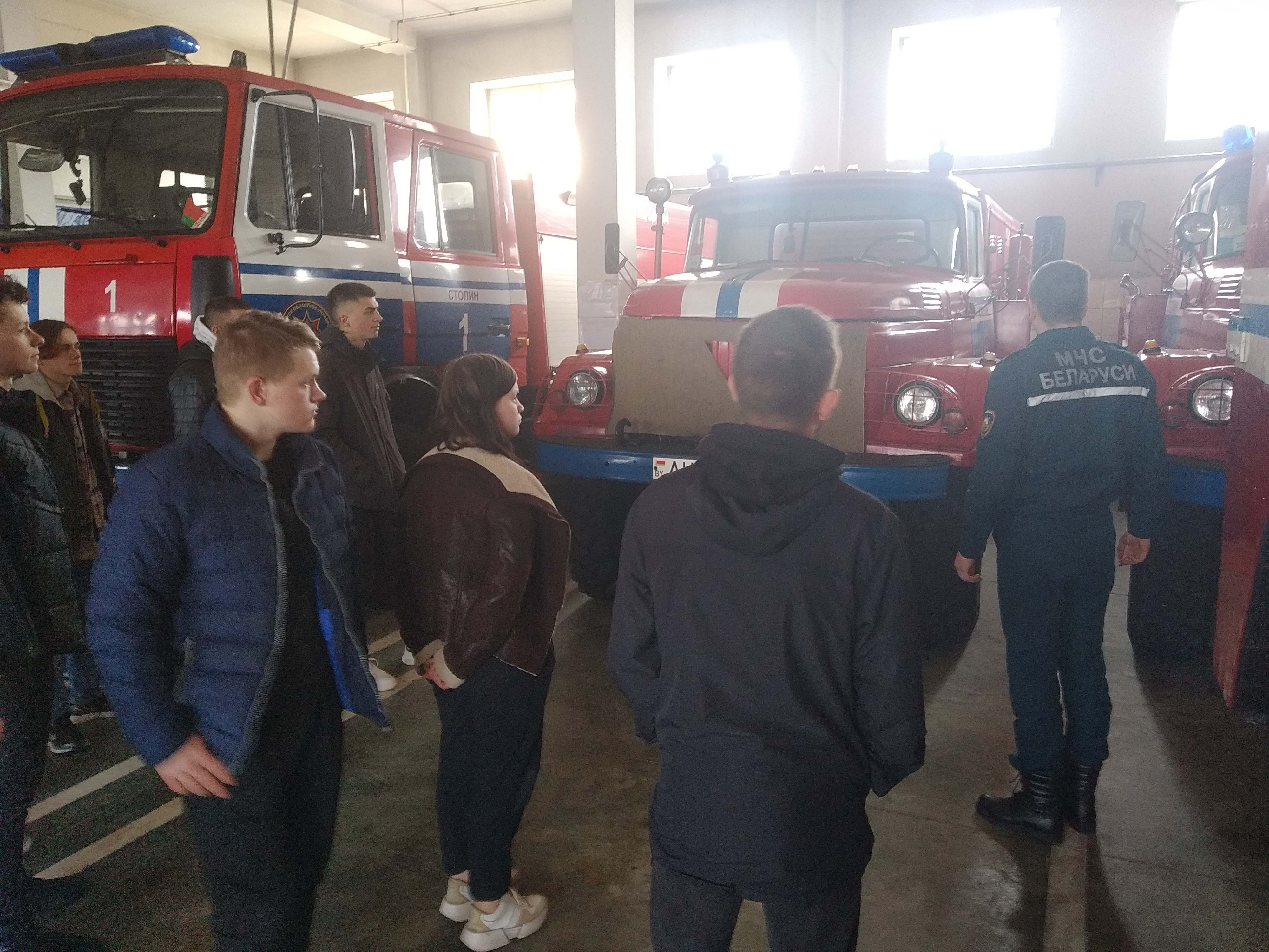 Посещение пожарной части фото 2