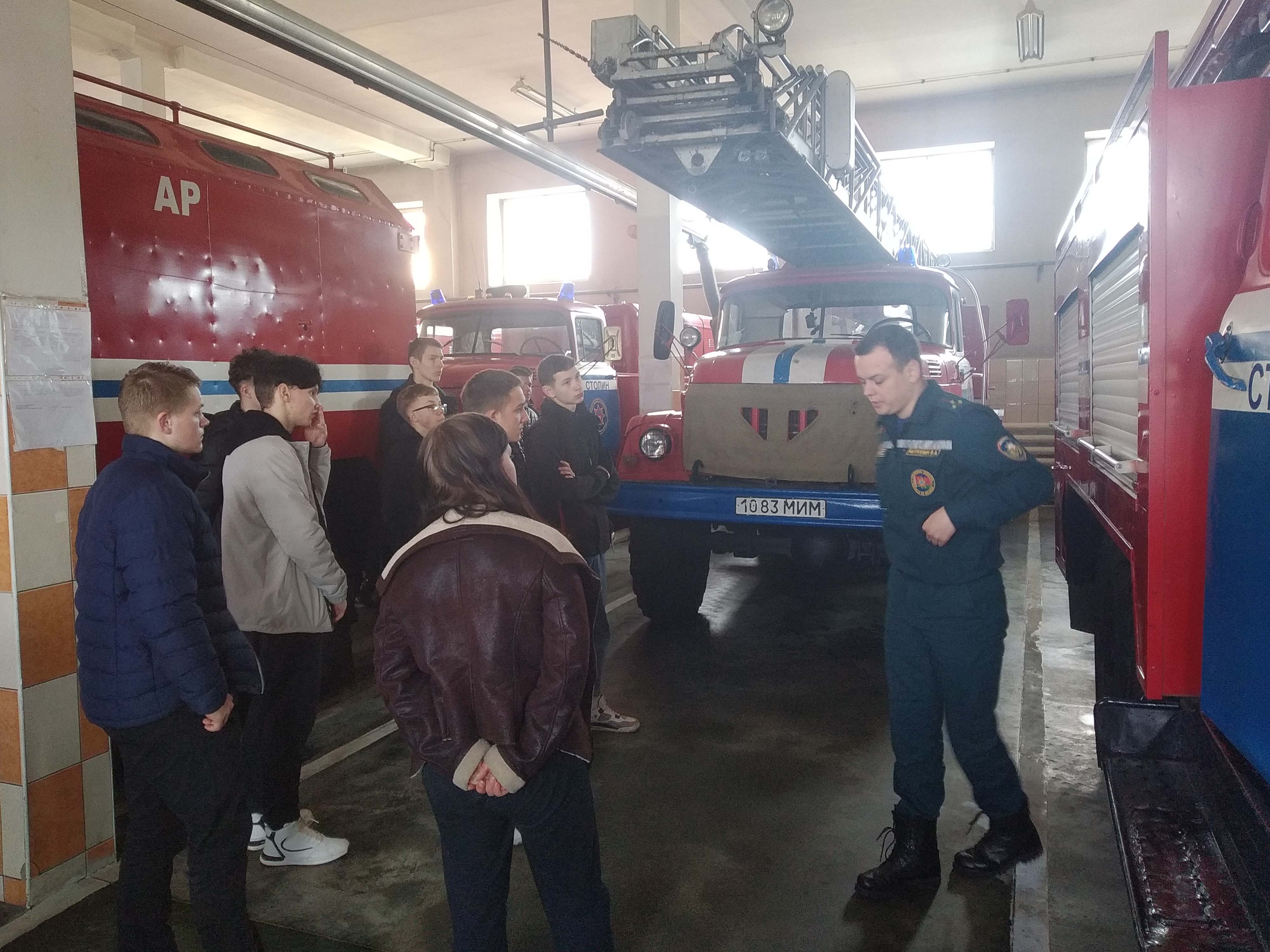 Посещение пожарной части фото 3