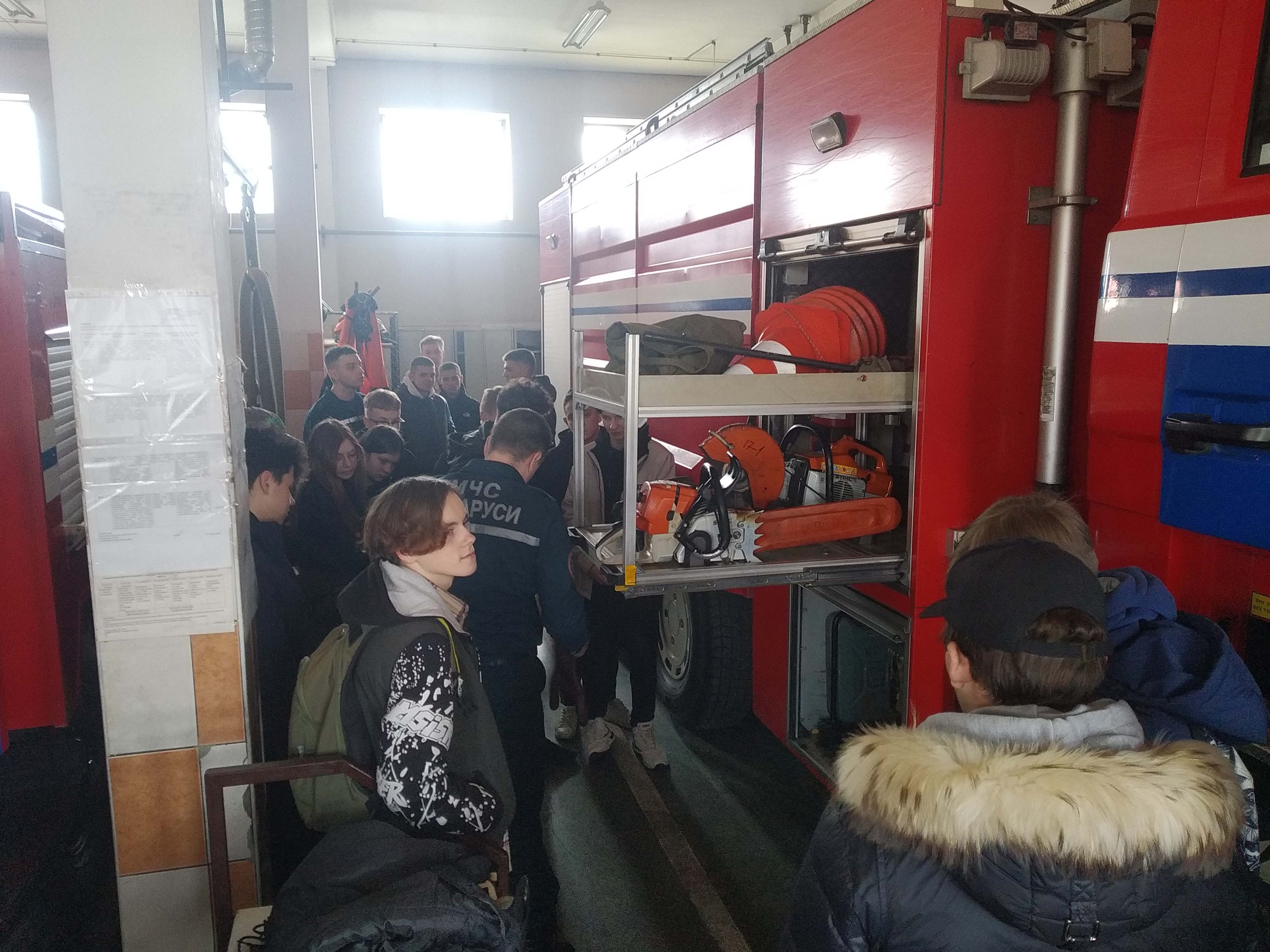 Посещение пожарной части фото 5