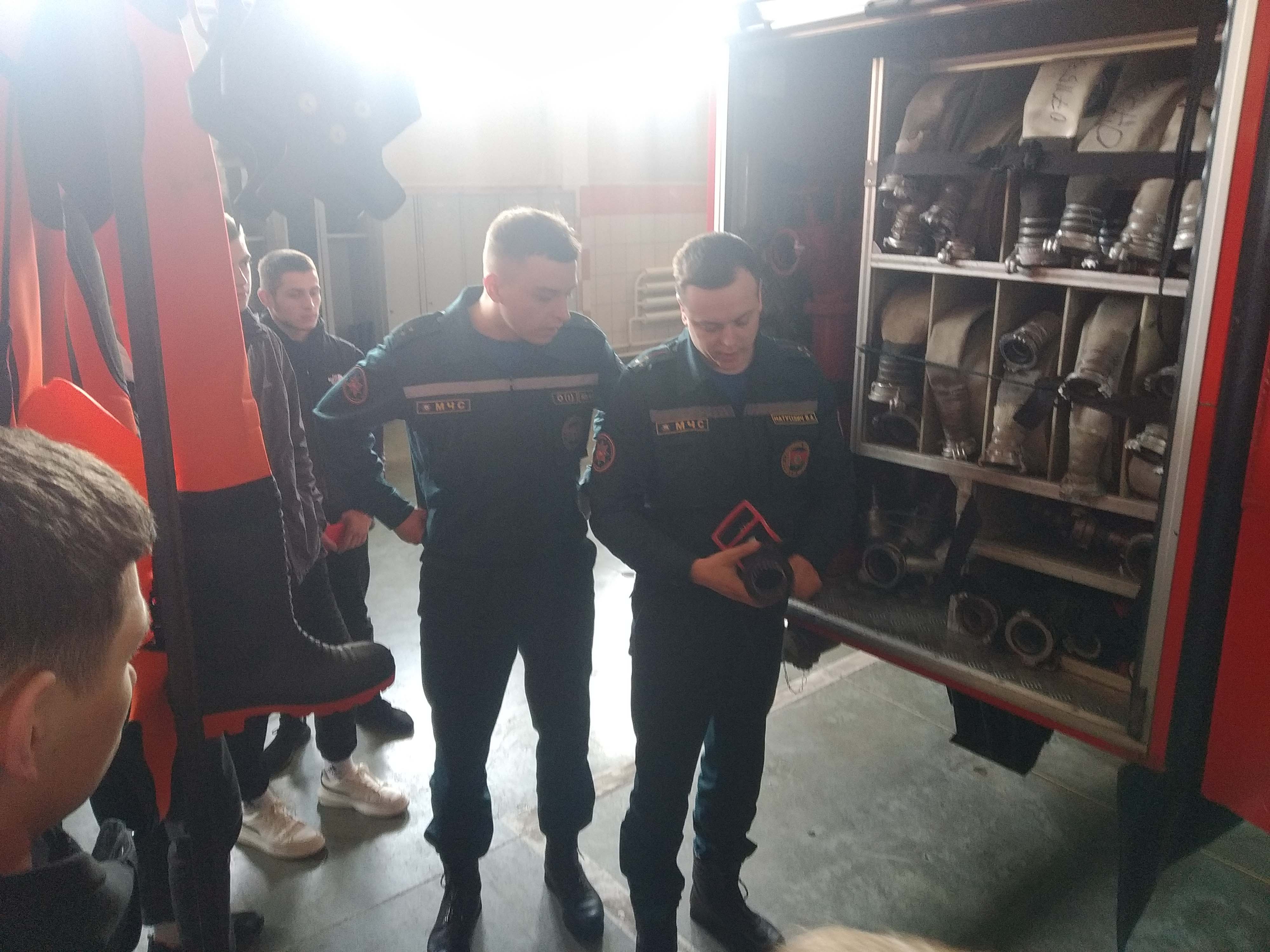 Посещение пожарной части фото 6