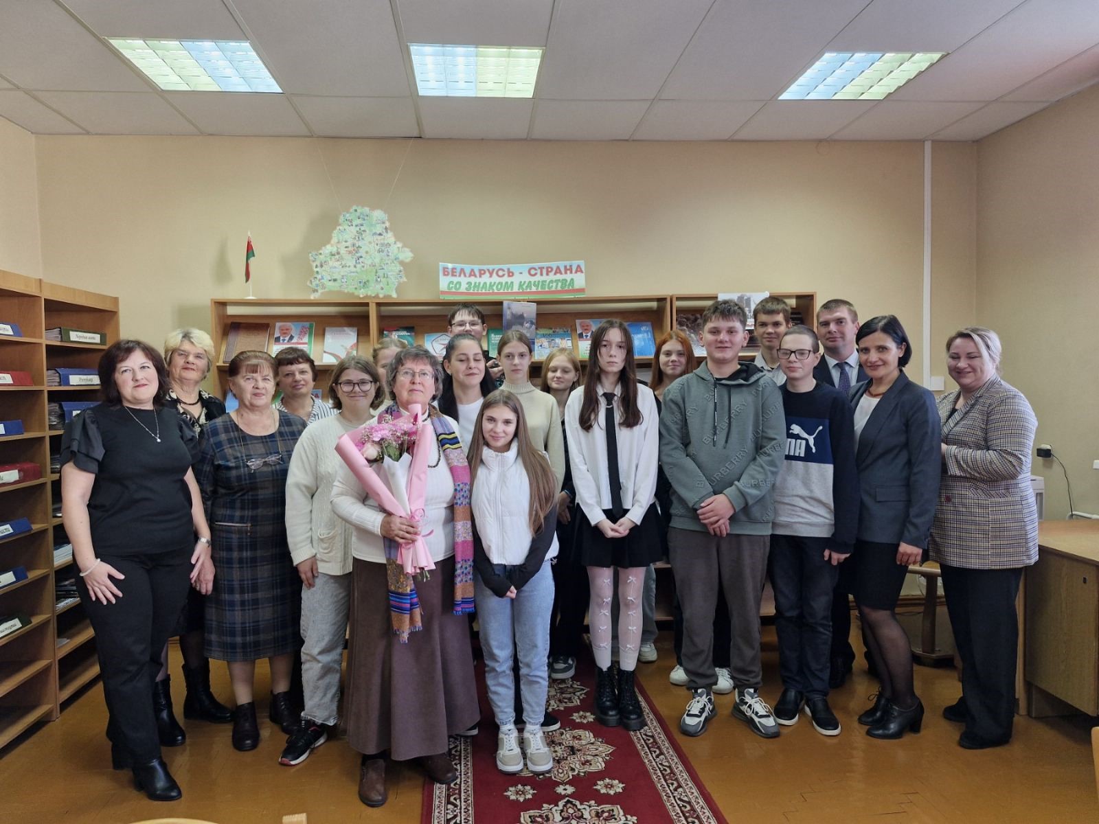 Празднование юбилея поэтессы