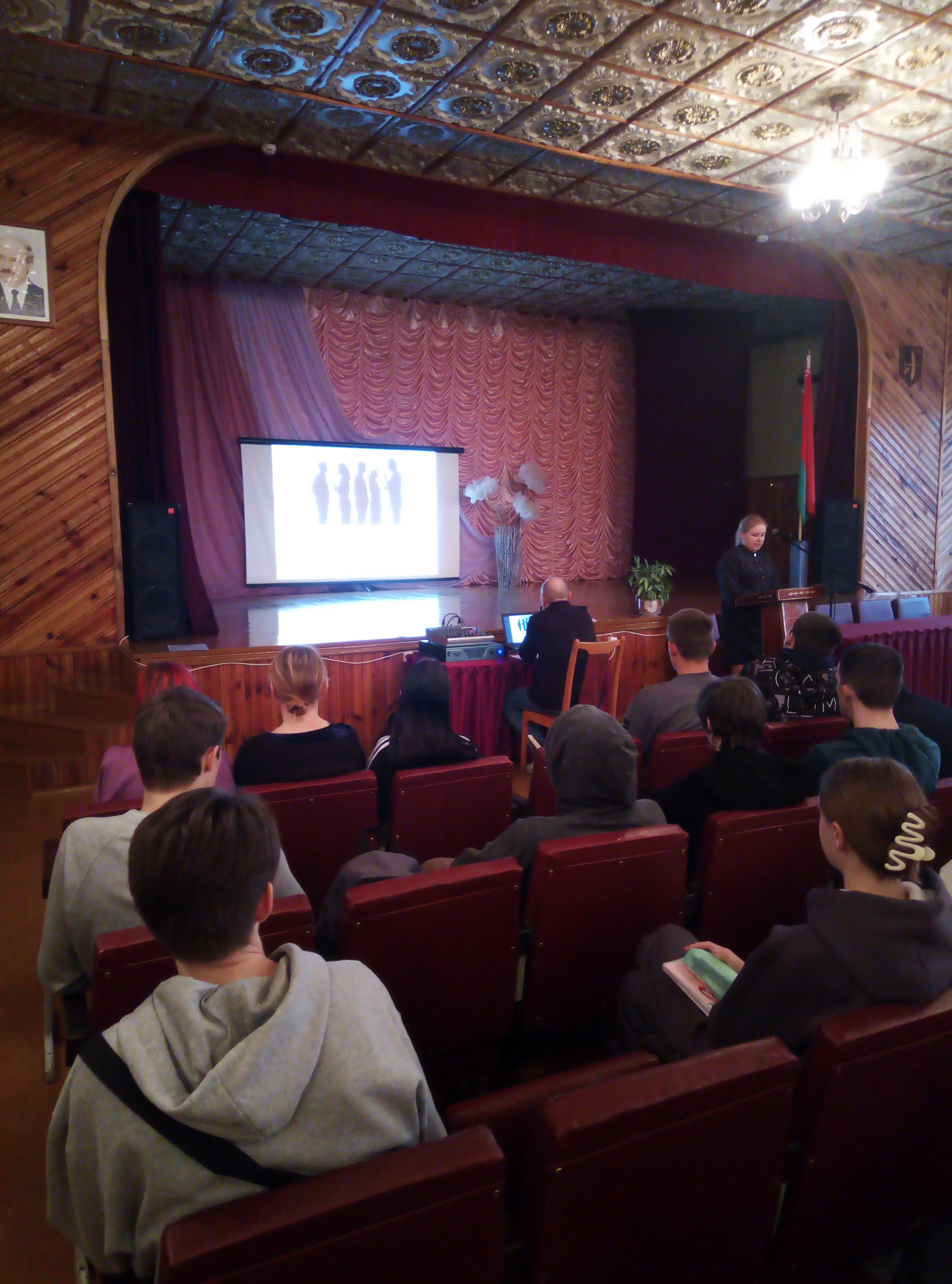 Собрание с учащимися фото 2