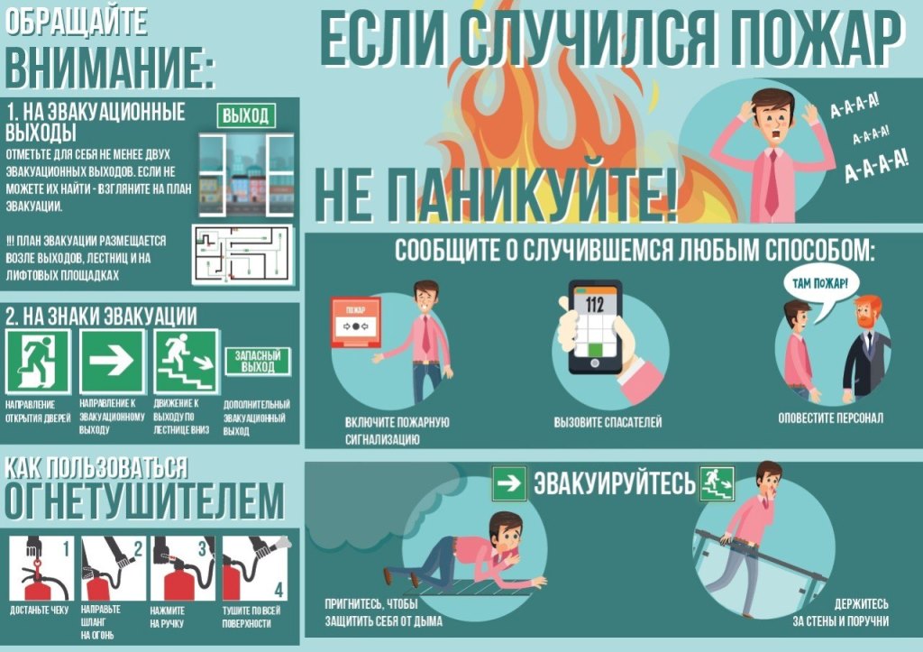 Если случился пожар постер
