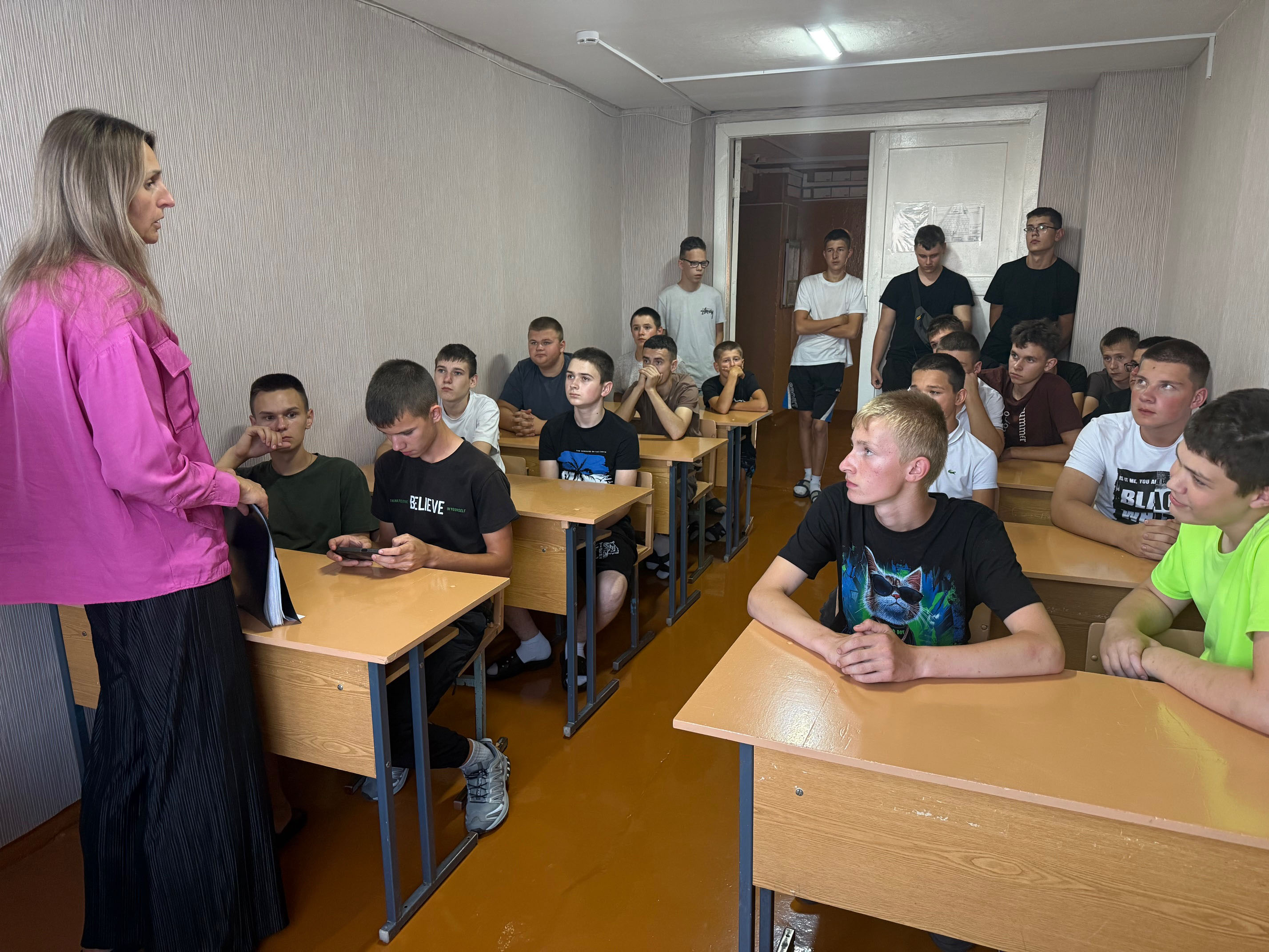 Встреча с учащимися фото 2